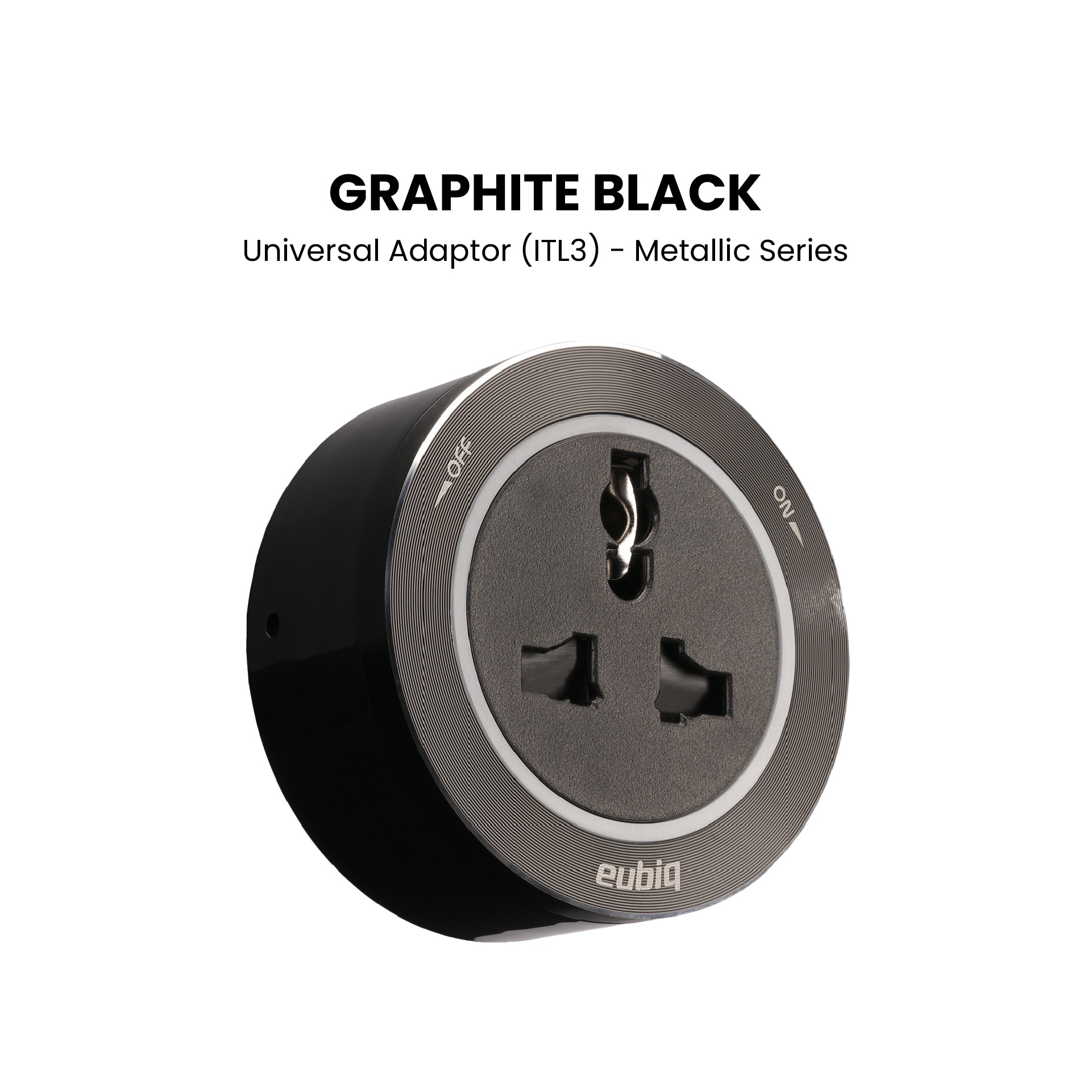 ITL3 International Adaptor (Black Base, Blue-Round LED) - For International/Commercial Use Only
