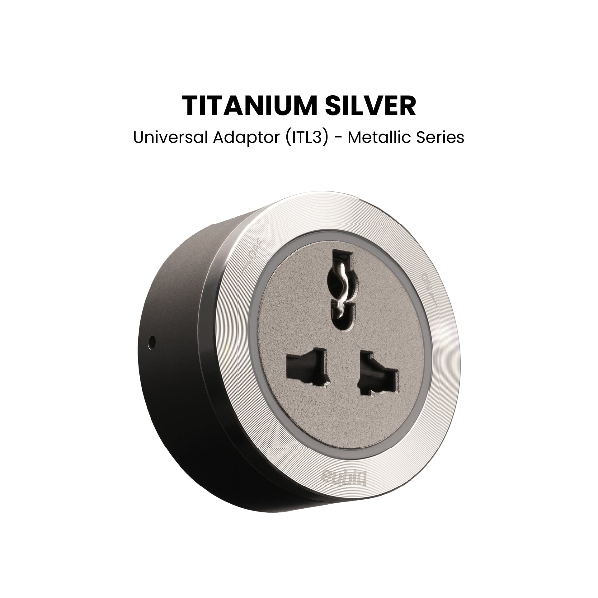 ITL3 International Adaptor (Silver Base, Blue-Round LED) - For International/Commercial Use Only