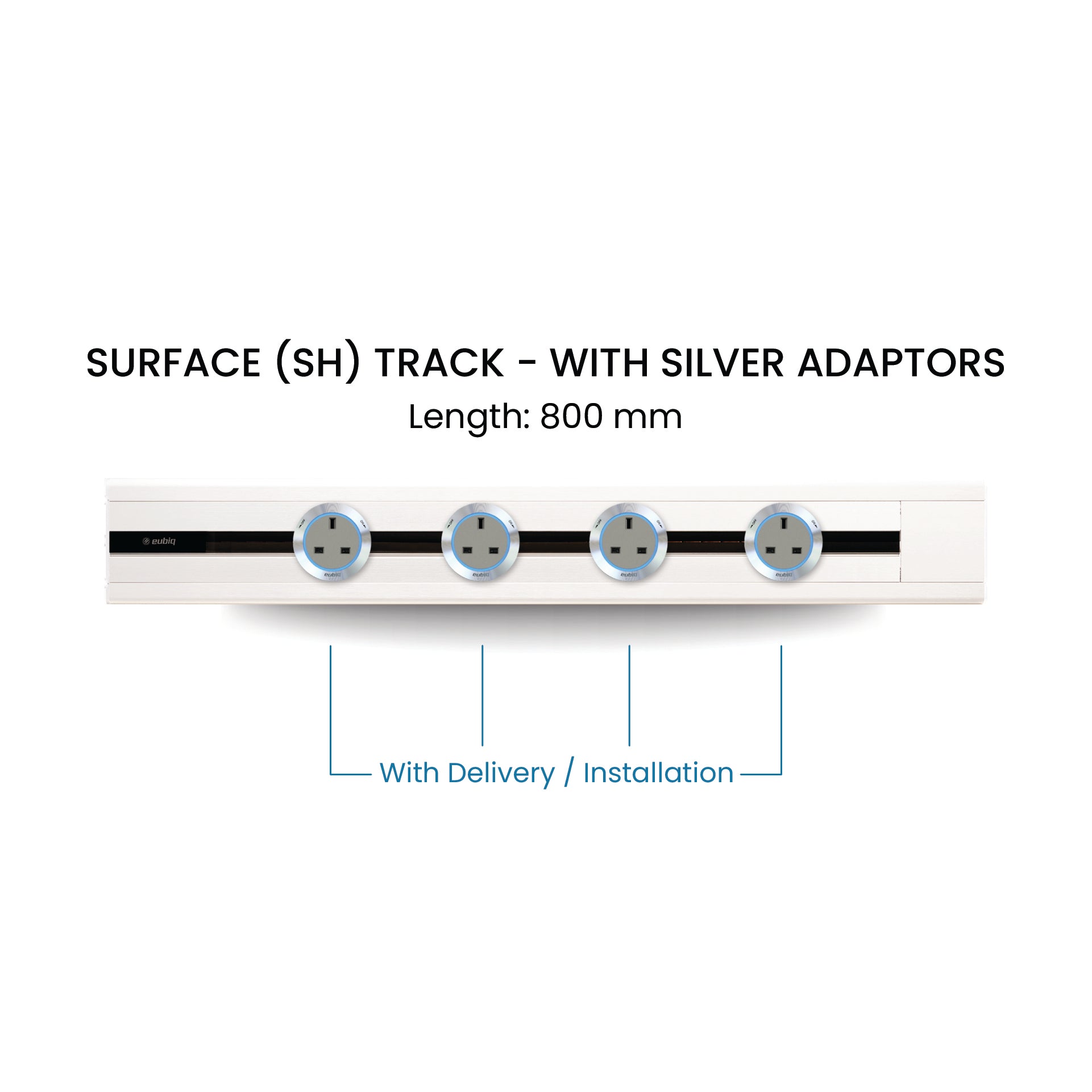 60cm Track & Adaptors Package - Pearl White