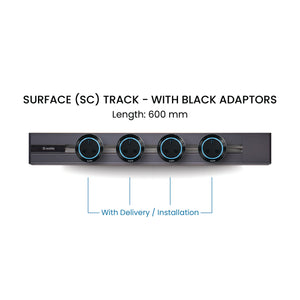 60cm Track & Adaptors Package - Steel Blue