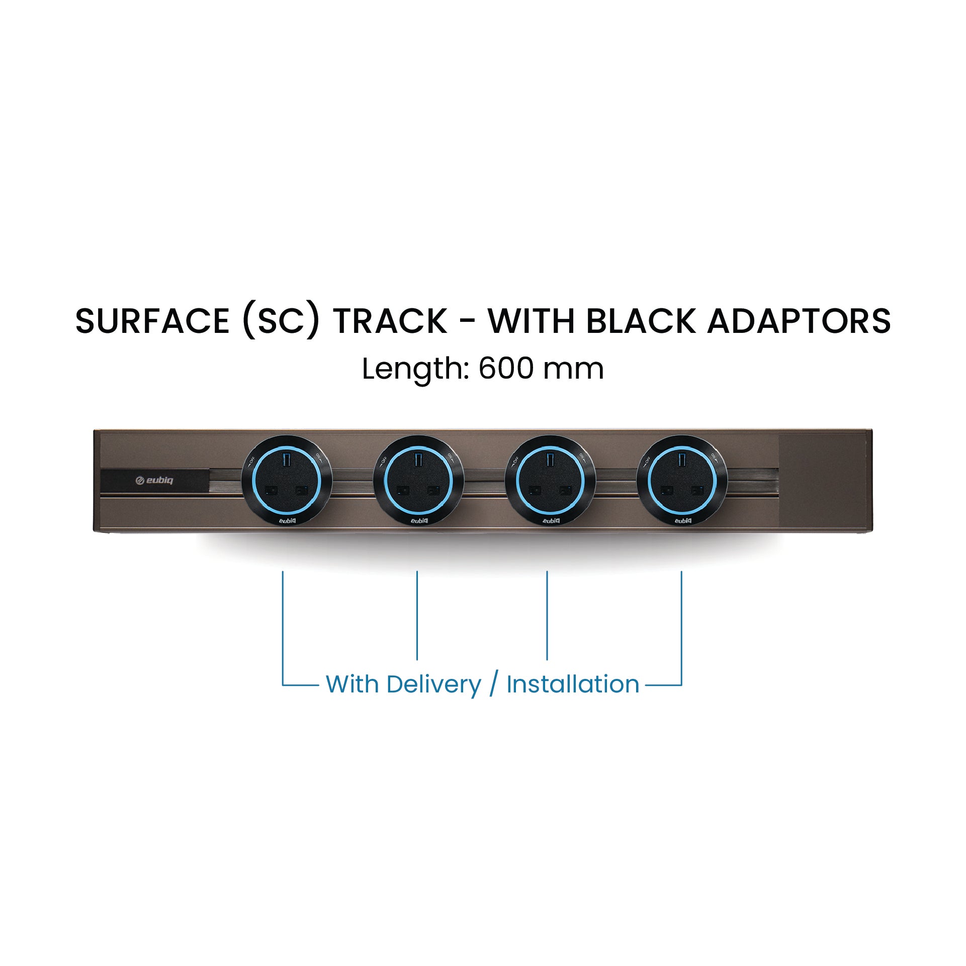 60cm Track & Adaptors Package - Copper Bronze