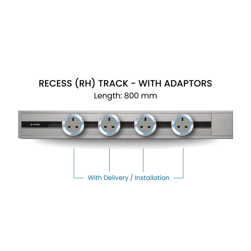 80cm Track & Adaptors Package  - Titanium Silver