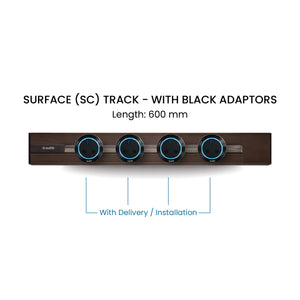 60cm Track & Adaptors Package - Umber Brown